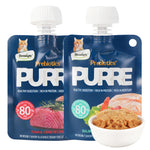 Load image into Gallery viewer, DENTALIGHT - Prebiotics Purre Lickable Wet Cat Treat, High in Probiotics, Calcium, Omega-3 and Fish Oil, No Additives, 55gX2