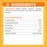 Load image into Gallery viewer, DENTALIGHT - Chicken Licious Premium Jerky Dog Training Treats, Twist of Chicken, Calcium Rich, Low in Fat, 70g