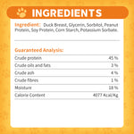 Load image into Gallery viewer, DENTALIGHT - Duckkk Licious Premium Jerky Dog Training Treats, Jerky of Duck, Calcium Rich, Low in Fat, High Protein, 70g