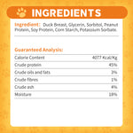 Load image into Gallery viewer, DENTALIGHT - Duck Licious Premium Jerky Dog Training Treats, Ring of Duck, Real Meat, Quality Protein, Calcium Rich, 70g