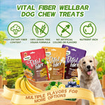 Load image into Gallery viewer, DENTALIGHT - Vital Fiber Wellbar Dog Chew Treats, Real Fruit & Veggie Blend Fight Bad Breath, Grain-free, 8pcs, 80g