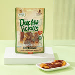 Load image into Gallery viewer, DENTALIGHT- Duckkk Licious Premium Jerky Dog Training Treats, Duck Wrapped Steet Potato, Real Meat, Grain Free, 70g