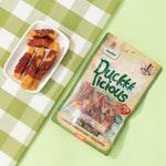 Load image into Gallery viewer, DENTALIGHT- Duckkk Licious Premium Jerky Dog Training Treats, Duck Wrapped Steet Potato, Real Meat, Grain Free, 70g