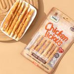 Load image into Gallery viewer, DENTALIGHT - Chicken Licious Premium Jerky Dog Trainiing Treats, Chicken Wrapped Hide, Rawhide Layer, Real Meat, Lasting Chew, 70g