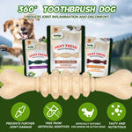 Load image into Gallery viewer, DENTALIGHT - Dent Fresh 360° Toothbrush Dog Chew, Fresh Breath and Remove Plaque, Support Joint & Cartilage, 18pcs, 150g