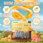 Load image into Gallery viewer, FAYWELL - Honey Star Soft Dog Daily Chews, Rich in Calcium & Fiber, Low-Calorie, for Senior Dogs, 12oz/3oz