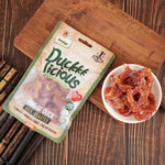 Load image into Gallery viewer, DENTALIGHT - Duck Licious Premium Jerky Dog Training Treats, Ring of Duck, Real Meat, Quality Protein, Calcium Rich, 70g