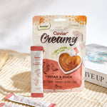 Load image into Gallery viewer, DENTALIGHT - Caviar Chicken Creamy, Handheld Lickable Wet Cat Treat, Prebiotics and Fish Oil Added, Grain Free, 5pcs, 50g