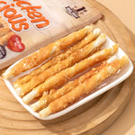 Load image into Gallery viewer, DENTALIGHT - Chicken Licious Premium Jerky Dog Trainiing Treats, Chicken Wrapped Hide, Rawhide Layer, Real Meat, Lasting Chew, 70g