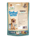 Load image into Gallery viewer, DENTALIGHT - Seafood Licious Premium Jerky Dog Training Treats, Fillet of Salmon, Omega-3, Quality Protein, Low in Fat, 70g