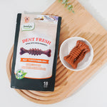 Load image into Gallery viewer, DENTALIGHT - Dent Fresh 360° Toothbrush Dog Chew, Fresh Breath and Remove Plaque, Support Joint & Cartilage, 18pcs, 150g