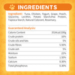 Load image into Gallery viewer, DENTALIGHT - Yumm Stix Yogurts Dog Treats, Real Tuna and Fruit, Rich in Probiotics, No Sugar & Artificial Flavors, 70g