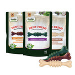 Load image into Gallery viewer, DENTALIGHT - Dent Fresh 360° Toothbrush Dog Chew, Fresh Breath and Remove Plaque, Support Joint & Cartilage, 18pcs, 150g