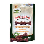 Load image into Gallery viewer, DENTALIGHT - Dent Fresh 360° Toothbrush Dog Chew, Fresh Breath and Remove Plaque, Support Joint & Cartilage, 18pcs, 150g