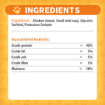 Load image into Gallery viewer, FAYWELL - Chicken Wrapped Fish Treats for Dogs & Cats, Protein + Omega-3, Joint & Coat Support, Easy Digest, 120g/30g