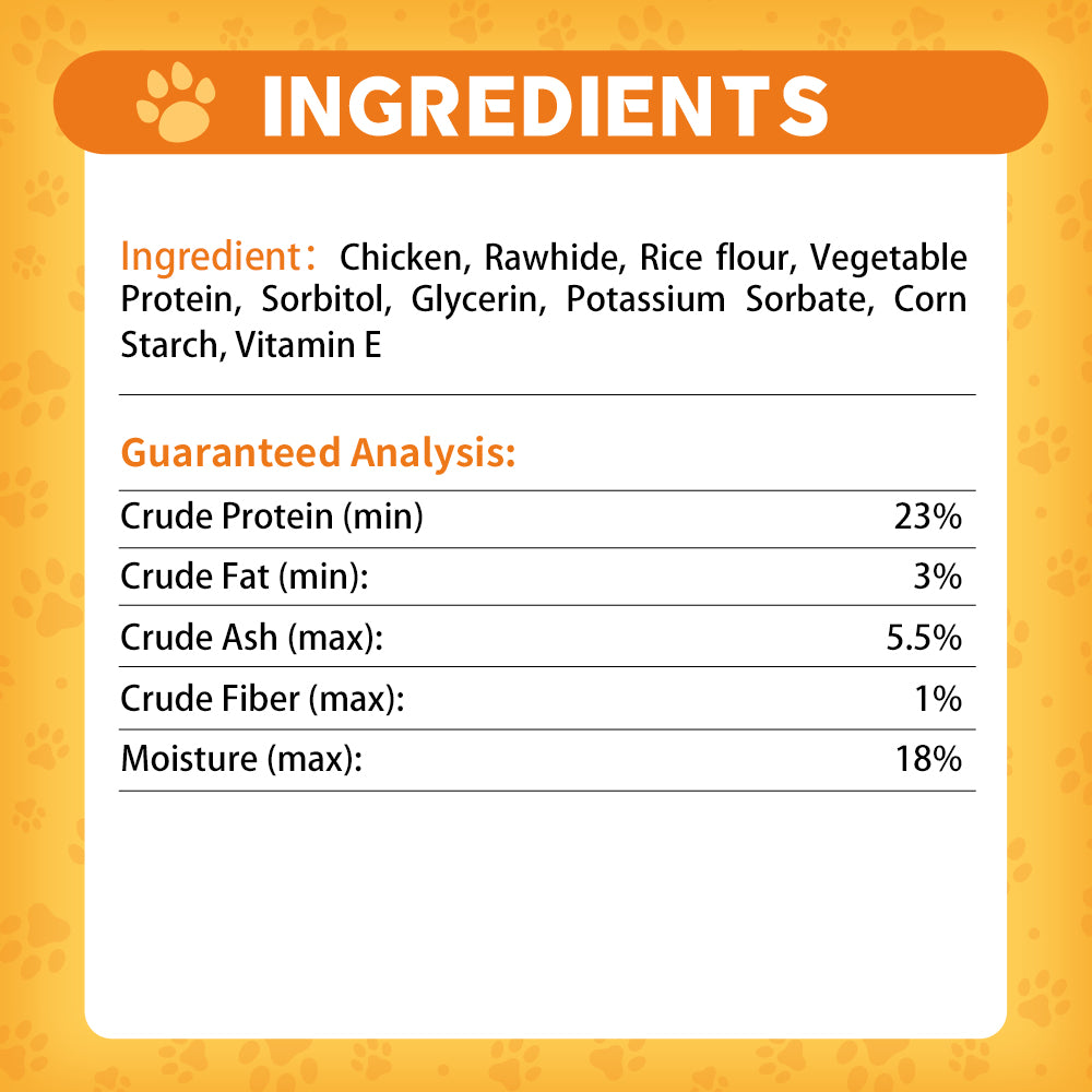 Faywell - Chicken Jerky Dog Training Treats, Dumbbell of Chicken, Real Meat, High Protein, Weight Friendly, 4oz