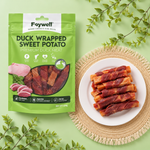 Load image into Gallery viewer, Faywell - Duck Jerky Dog Training Treats, Duck Wrapped Steet Potato, Real Meat, Dietary Fiber, Grain Free 4.23OZ(120g)