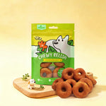 Load image into Gallery viewer, LB-02 Likable Chicken Flavored Mini Donuts, Chewy Dog Treats for Dental Care &amp; Fresh Breath, 6 Pieces, 2OZ