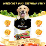 Load image into Gallery viewer, GNAWLERS - WiseBones Dog Teething Stick, Omega-3 (EPA &amp; DHA), Low Protein, High Fiber, Long Lasting, 2 Treats/200g
