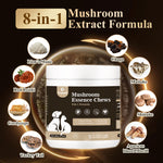 Load image into Gallery viewer, FAYWELL - Mushroom Essence Chews Supplement for Dogs &amp; Cats, 8-in-1  Formula for Immune, Cognitive and Heart Function, 120ct/300g
