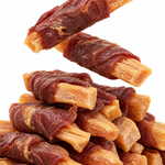 Load image into Gallery viewer, Faywell - Duck Jerky Dog Training Treats, Duck Wrapped Steet Potato, Real Meat, Dietary Fiber, Grain Free 4.23OZ(120g)