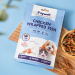 Load image into Gallery viewer, FAYWELL - Chicken Wrapped Fish Treats for Dogs &amp; Cats, Protein + Omega-3, Joint &amp; Coat Support, Easy Digest, 120g/30g
