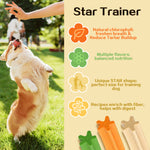 Load image into Gallery viewer, DENTALIGHT - Star Trainers, Dog Training Treats, Natural Chlorophyll Help Clean Teeth &amp; Freshen Breath, Assorted Flavor, 150g
