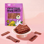 Load image into Gallery viewer, LB-07 Likable Duck Jerky Cuts, High Protein Chewy Dog Treats, Savory Duck Training &amp; Reward Snacks for Dogs, 100g