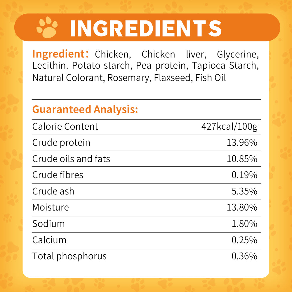 DENTALIGHT - Yumm Stick Dog Treats, Real Meat, Protein, DHA & Vit E, Omega 3-6, Glucosamine & Chondroitin, 50g