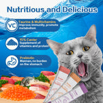 Load image into Gallery viewer, DENTALIGHT - Caviar Chicken Creamy, Handheld Lickable Wet Cat Treat, Prebiotics and Fish Oil Added, Grain Free, 5pcs, 50g
