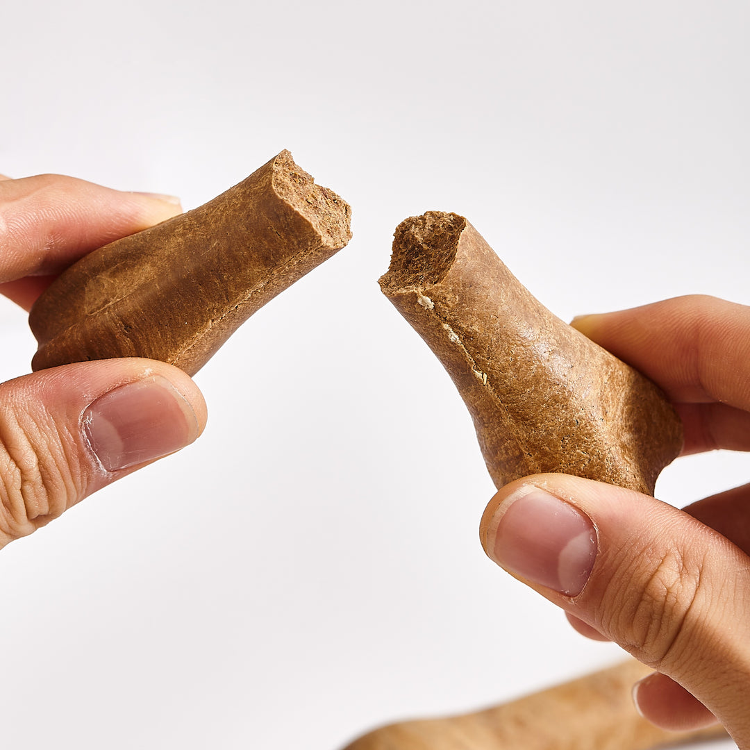 GNAWLERS - Gnawlers Bone, Dog Treat Teething Stick, High Protein, 100% Digestible, Long Lasting 4.5", 2pcs/pack