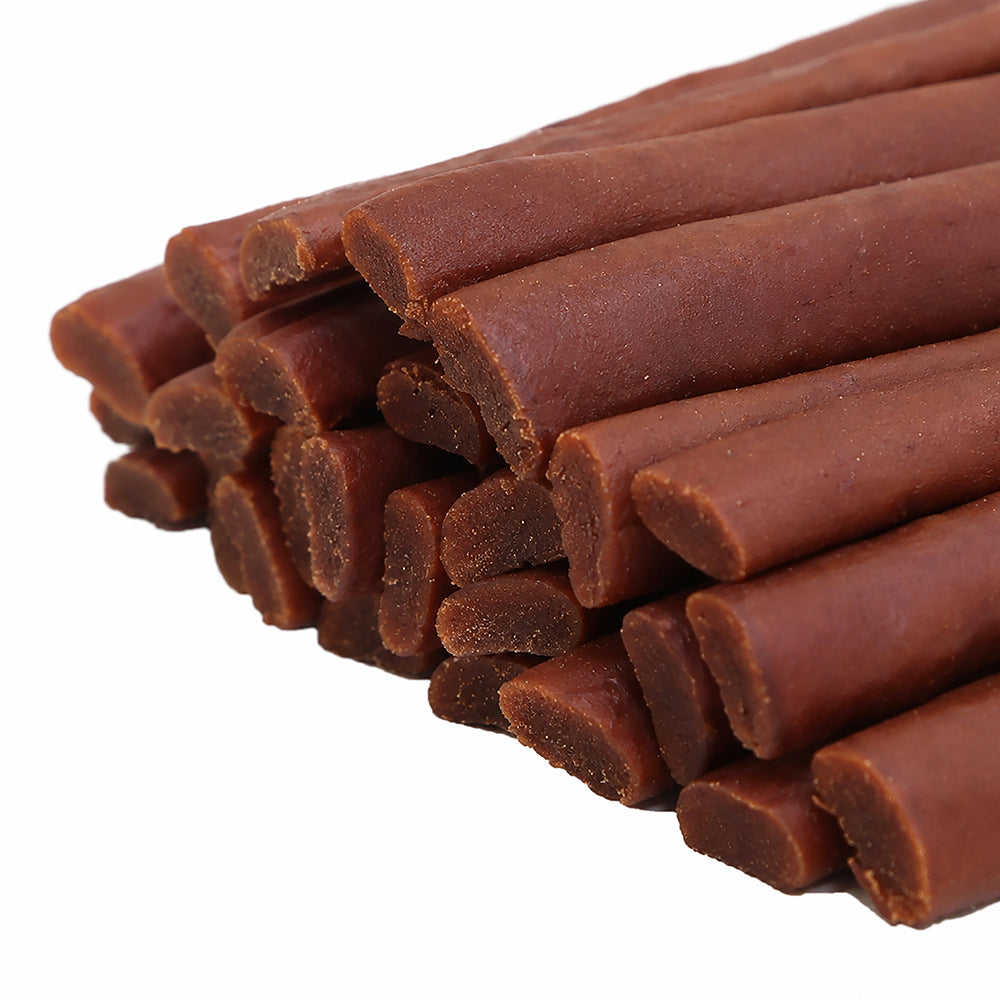 Faywell - Beefy Jerky Dog Training Treats, Beef Stick, Real Meat, High Protein, Calcium Rich, 4 oz