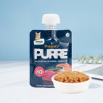 Load image into Gallery viewer, DENTALIGHT - Prebiotics Purre Lickable Wet Cat Treat, High in Probiotics, Calcium, Omega-3 and Fish Oil, No Additives, 55gX2
