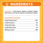 Load image into Gallery viewer, Faywell - Duck Jerky Dog Training Treats, Jerky of Duck, Calcium Rich, Low in Fat, High Protein, 4.23OZ(120g)