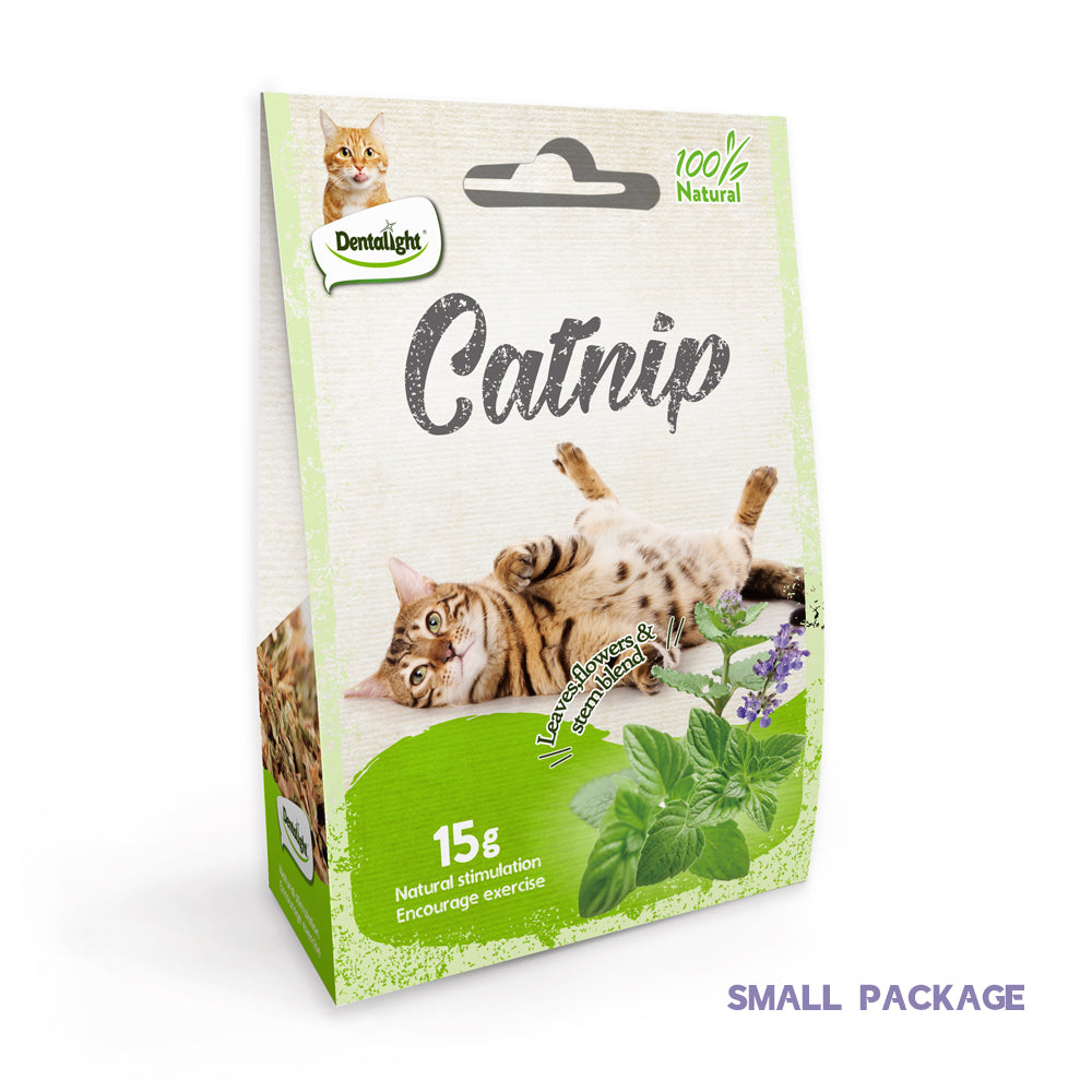 DENTALIGHT - Catnip for Cats & Kittens, Leavest, Flower & Stem Blend, 100% Natura & Chemical Free, Non-Addictive, 15g