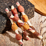 Load image into Gallery viewer, FAYWELL - Combo Kabob Dog Natural Treats, Rich in Protein &amp; Vitamins &amp; Probiotics, Supports Oral Health, 16Pcs/6Pcs
