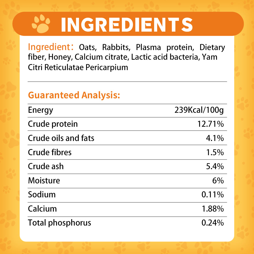 FAYWELL - Honey Star Soft Dog Daily Chews, Rich in Calcium & Fiber, Low-Calorie, for Senior Dogs, 12oz/3oz