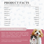 Load image into Gallery viewer, FAYWELL - Skin &amp; Coat Chews Supplement for Dogs &amp; Cats, Omega &amp; Salmon Oil Support Skin Health &amp; Shiny Fur, 120ct/300g
