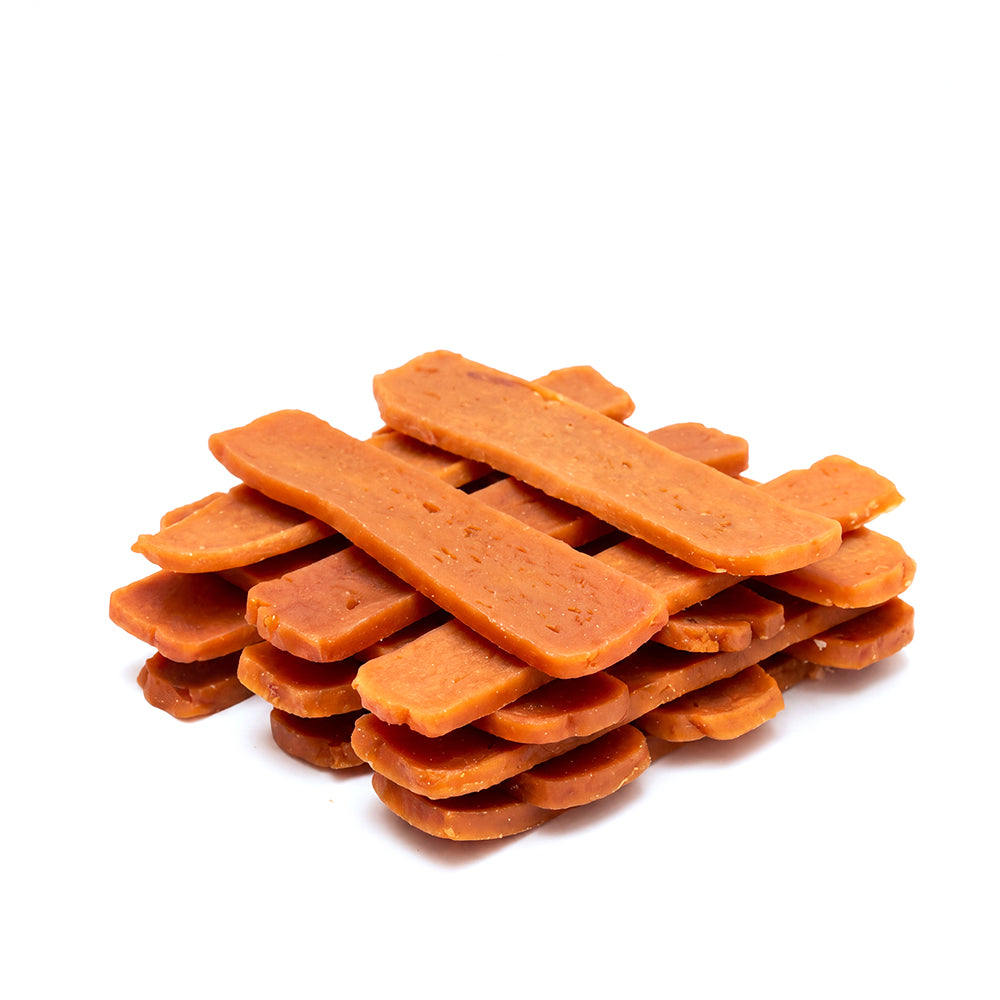 Faywell - Salmon Jerky Dog Training Treats, Fillet of Salmon, Omega-3, Quality Protein, Low in Fat, 4.23OZ(120g)