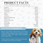 Load image into Gallery viewer, FAYWELL - Tear Stain Chews Supplement for Dogs &amp; Cats, Minimize Tearing, Lutein and Astaxanthin Support Eye Health, 120ct/300g

