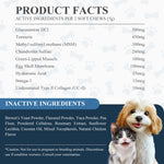 Load image into Gallery viewer, FAYWELL - Hip &amp; Joint Chews Supplement for Dogs, Glucosamine and Chondroitin for Joints Health and Muscle Recovery, 120ct/300g
