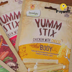 Load and play video in Gallery viewer, DENTALIGHT - Yumm Stick Dog Treats, Real Meat, Protein, DHA &amp; Vit E, Omega 3-6, Glucosamine &amp; Chondroitin, 50g

