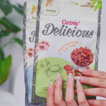 Load and play video in Gallery viewer, DENTALIGHT - Catnip Delicious, Soft Cat Chew Treat, Real Meat and Seafood, Fish Oil and Taurine Added, Prebiotics Enriched, 50g
